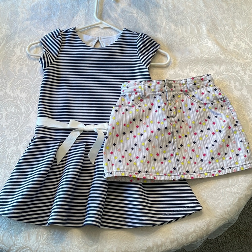 Gymboree Dress and Skirt, Size 5